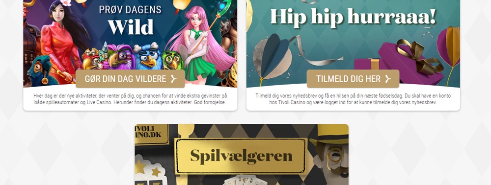 tivoli casino bonusser
